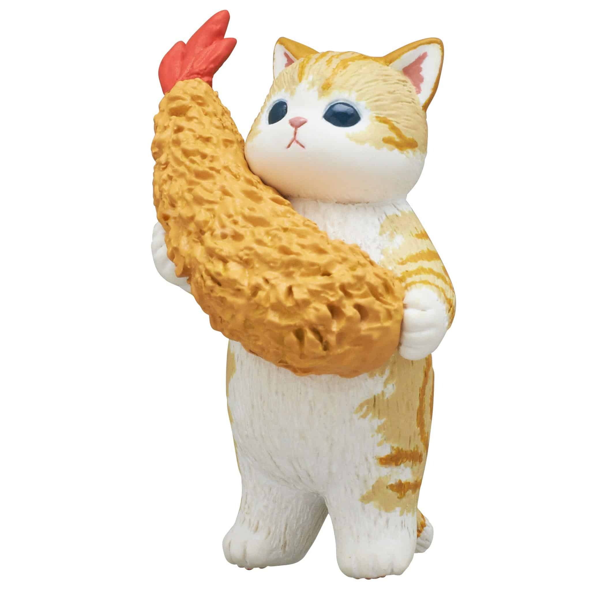 Mofusand Fried Shrimp Cat Blind Box Figure | Bear and Bird