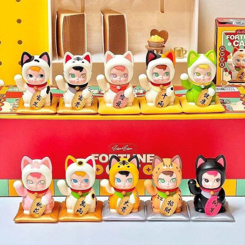Fortune Lucky Cat Blind Box Figure - Kennyswork x Paws Nova | Bear
