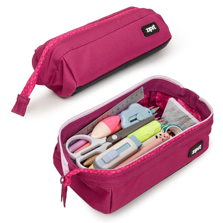  Pink Pencil Case Pink Cosmetic Bag Zipper Pencil