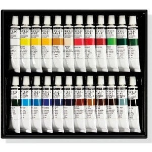 24 Piece Oil Paint Set